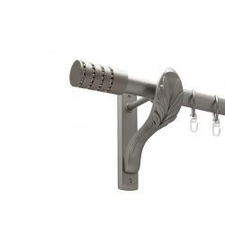 Барамелла Однорядний Ретро Гладка труба Кільце металеве Сатин 