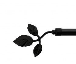 Закінчення для карнизу Orvit ТОСКАНА 16 мм ЧОРНИЙ ОКСАМИТ 