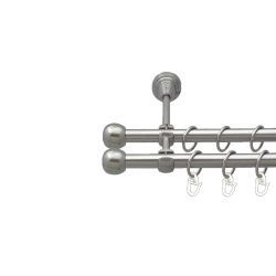 Куля болонь Дворядний Відкритий Гладка труба Кільце металеве Нержавіюча сталь 