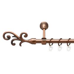 Фала Однорядний Відкритий Гладка труба Кільце металеве Мідь 