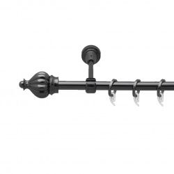 Таджа Однорядний Відкритий Гладка труба Кільце фасонне металеве  Онікс 