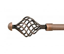 Закінчення для карнизу Orvit АРЕЗО 16 мм МІДЬ 