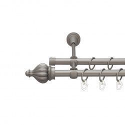 Таджа Дворядний Відкритий Гладка труба Кільце металеве Сатин 