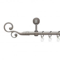 Флорес Однорядний Відкритий Гладка труба Кільце металеве Сатин 