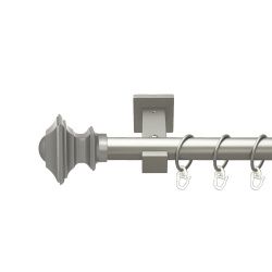 Борджеза Однорядний Техно Гладка труба Кільце металеве Сатин 