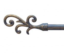 Закінчення для карнизу Orvit ФАЛА 16 мм БЛАКИТЬ ЗОЛОТА 