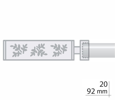 Закінчення для карнизу Orvit АПРІЛІЯ 16 мм ОНІКС - АНТИК 