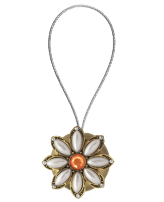 Магнітна підв'язка Orvit для штор КВІТКА 2 АНТИК