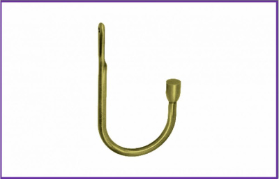 Підхват для штор Orvit Гак (для закінчення 16 мм) 170 Х 90 мм Антик (00-00000255)