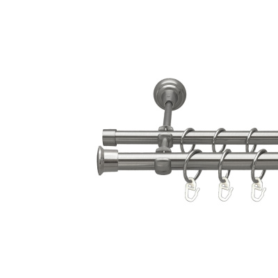 Дуо Дворядний Відкритий Гладка труба Кільце металеве Нержавіюча сталь 