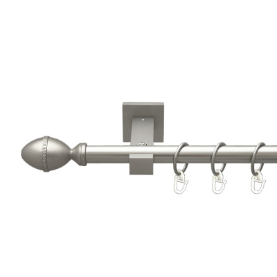 Фарже Однорядний Техно Гладка труба Кільце металеве Сатин 