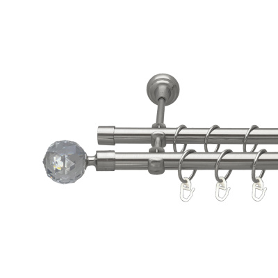 Люміера Дворядний Відкритий Гладка труба Кільце металеве Нержавіюча сталь 