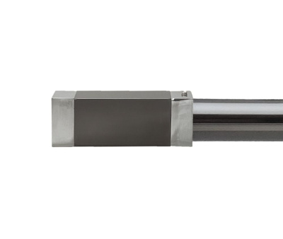 Закінчення для карнизу Orvit КВАДРО 25 мм ОНІКС - ХРОМ 