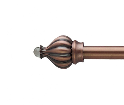 Закінчення для карнизу Orvit ТАДЖА-КРИСТАЛ 19 мм МІДЬ 