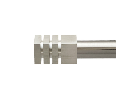 Закінчення для карнизу Orvit АКОРДА 25 мм НЕРЖАВІЮЧА СТАЛЬ 