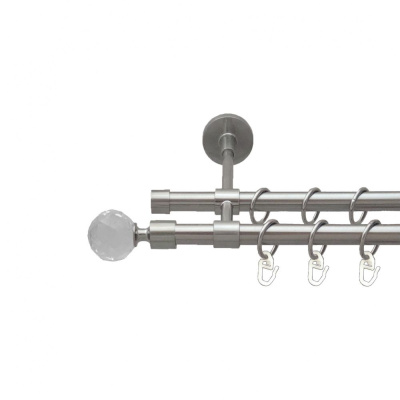 Люміера Дворядний Закритий Гладка труба Кільце металеве Нержавіюча сталь 