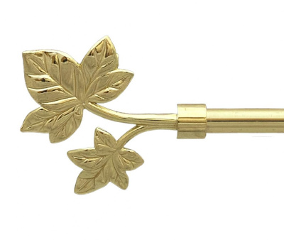 Закінчення для карнизу Orvit ЛИСТОК 16 мм ЗОЛОТО МАТОВЕ  Закінчення для карнизу Orvit ЛИСТОК 16 мм ЗОЛОТО МАТОВЕ