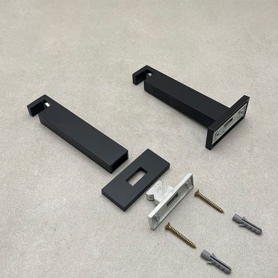 Тримач Orvit SQUARE LINE однорядний 15 см ЧОРНИЙ ОКСАМИТ (00-00028258)