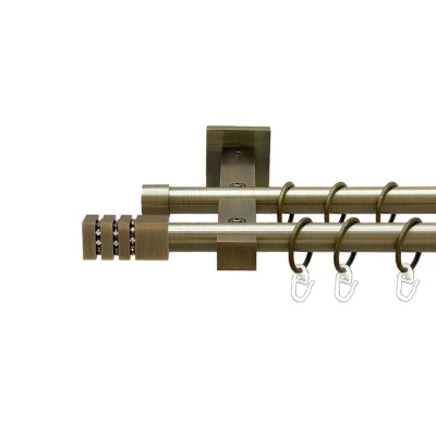 Ацтека Дворядний Техно Гладка труба Кільце металеве Антик 