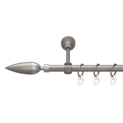 Лінея Однорядний Відкритий Гладка труба Кільце металеве Сатин 