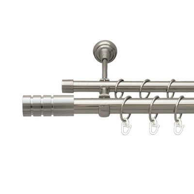 Модуло Дворядний Відкритий Гладка труба Кільце металеве Нержавіюча сталь 