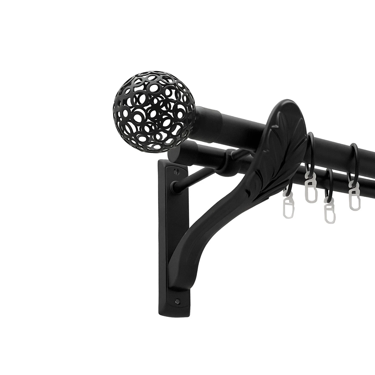 Чорний оксамит у діаметрі 25мм