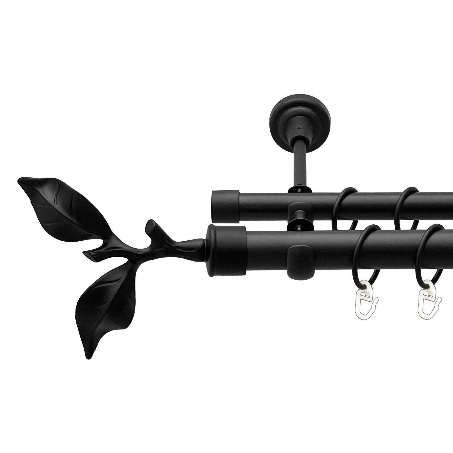 Чорний оксамит у діаметрі 25мм