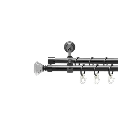 Спектралія Дворядний Відкритий Гладка труба Кільце металеве Онікс 