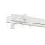 Карниз Square line Заглушка Арктіс 320 Orvit 1-рядний Карниз Square line Заглушка 14-17 см Арктіс 320 см