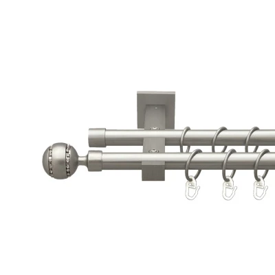 Аркадія Дворядний Техно Гладка труба Кільце металеве Сатин 