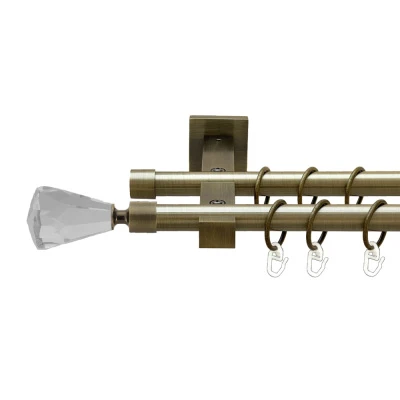 Лучетта Дворядний Техно Гладка труба Кільце металеве Антик 