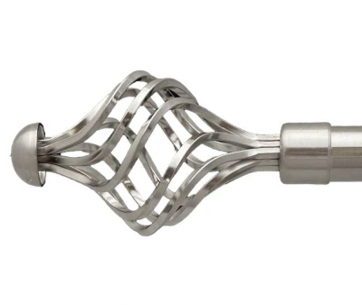 Закінчення для карнизу Orvit АРЕЗО 25 мм НЕРЖАВІЮЧА СТАЛЬ 