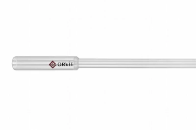 Гардинна палиця Orvit   75 cм Прозора Білі лінії (00-00003743)