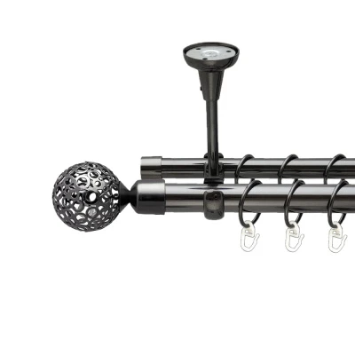 Савона Дворядний Відкритий до стелі Гладка труба Кільце металеве Онікс 