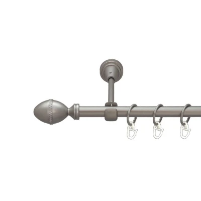 Фарже Однорядний Відкритий Гладка труба Кільце металеве Сатин 