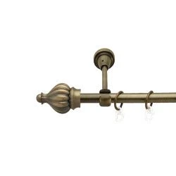 Таджа Однорядний Відкритий Гладка труба Кільце металеве Антик 