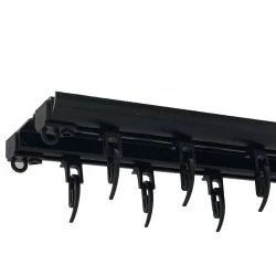 Профільний карниз Orvit преміум алюмінієвий чорний з бігунками