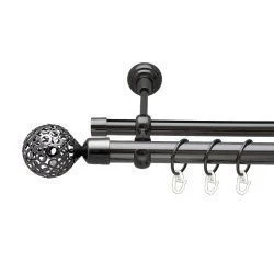 Савона Дворядний Опозитний Гладка труба Кільце металеве Онікс 