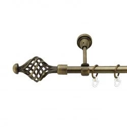 Арезо Однорядний Відкритий Гладка труба Кільце металеве Антик 