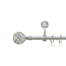 Савона Однорядний Відкритий Гладка труба Кільце металеве Біле золото 