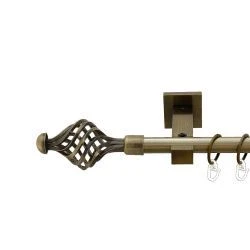 Арезо Однорядний Техно Гладка труба Кільце металеве Антик 