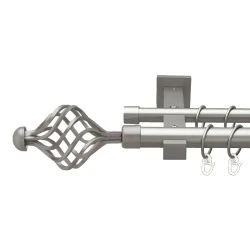 Арезо Дворядний Техно Гладка труба Кільце металеве Сатин 