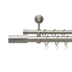 Модуло Дворядний Відкритий Гладка труба Кільце металеве Нержавіюча сталь 