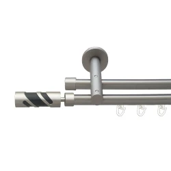 Сієна Дворядний Циліндр на профіль (16 см) Профільна труба  Сатин 