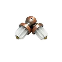 КУТОВИЙ з'єднувач для труби Orvit 19 мм МІДЬ