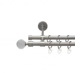 Люміера Дворядний Закритий Гладка труба Кільце металеве Нержавіюча сталь 