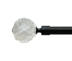 Закінчення для карнизу Orvit ЛЮМІЕРА 19 мм ЧОРНИЙ ОКСАМИТ 