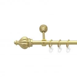 Таджа Однорядний Відкритий Гладка труба Кільце металеве Золото 