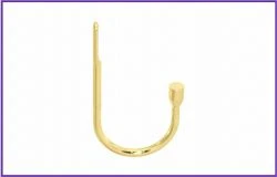 Підхват для штор Orvit Гак (для закінчення 16 мм) 170 Х 90 мм Золото (00-00000883)