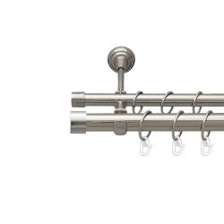 Заглушка Дворядний Відкритий Гладка труба Кільце металеве Нержавіюча сталь 